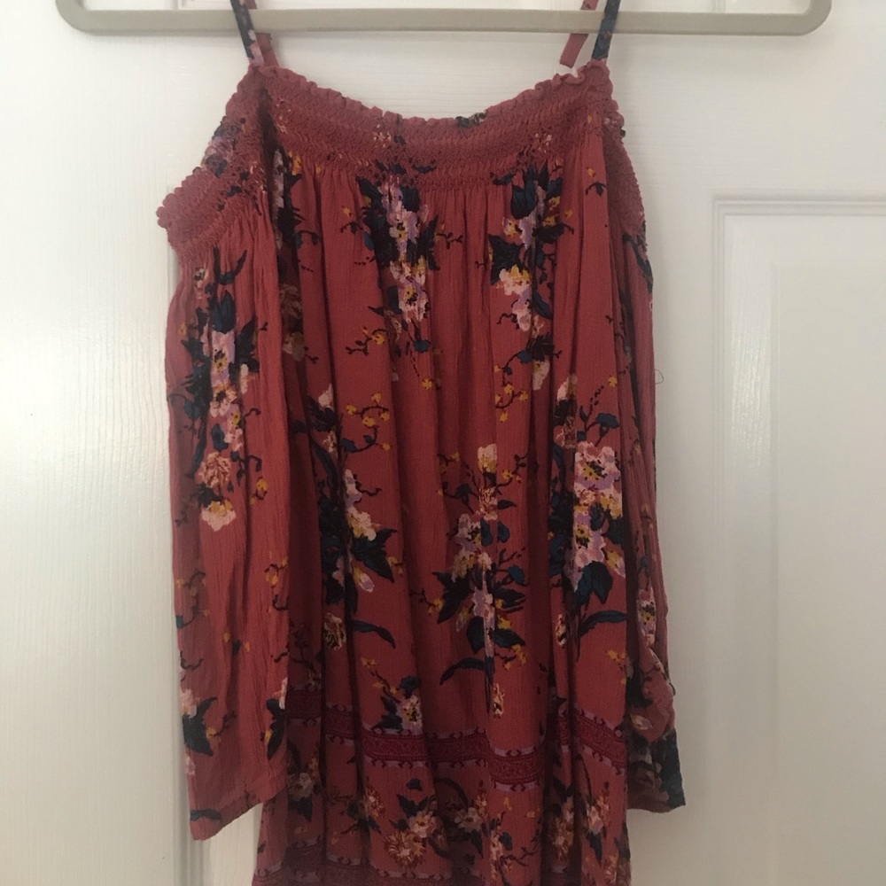 Cold shoulder blouse